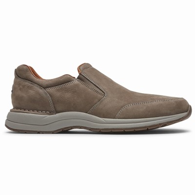 Rockport Edge Hill 2 Double Gore Freizeitschuhe Herren Grau JRQ-426819
